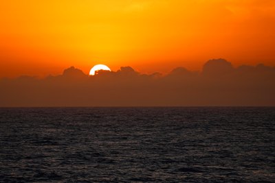 Sunset Through the Clouds, 2018 by Unbekannt Unbekannt